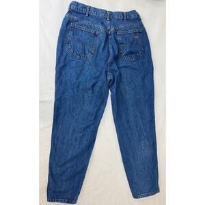 Vintage Chic USA High Rise Tapered Jeans 1980 Size 18 100% Cotton Blue Mom Denim
